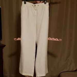 JM Collection Linen Pants